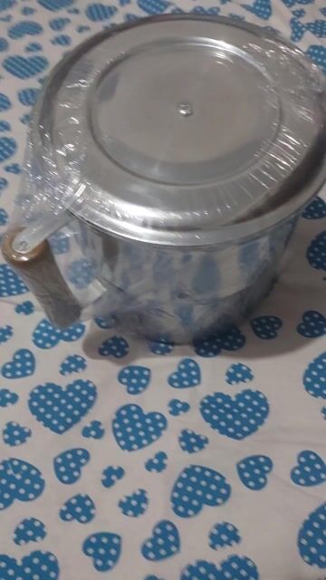 Miniatura do vídeo de Fervedor Caneco De Leite Inderramável Alumínio 3l Com Tampa